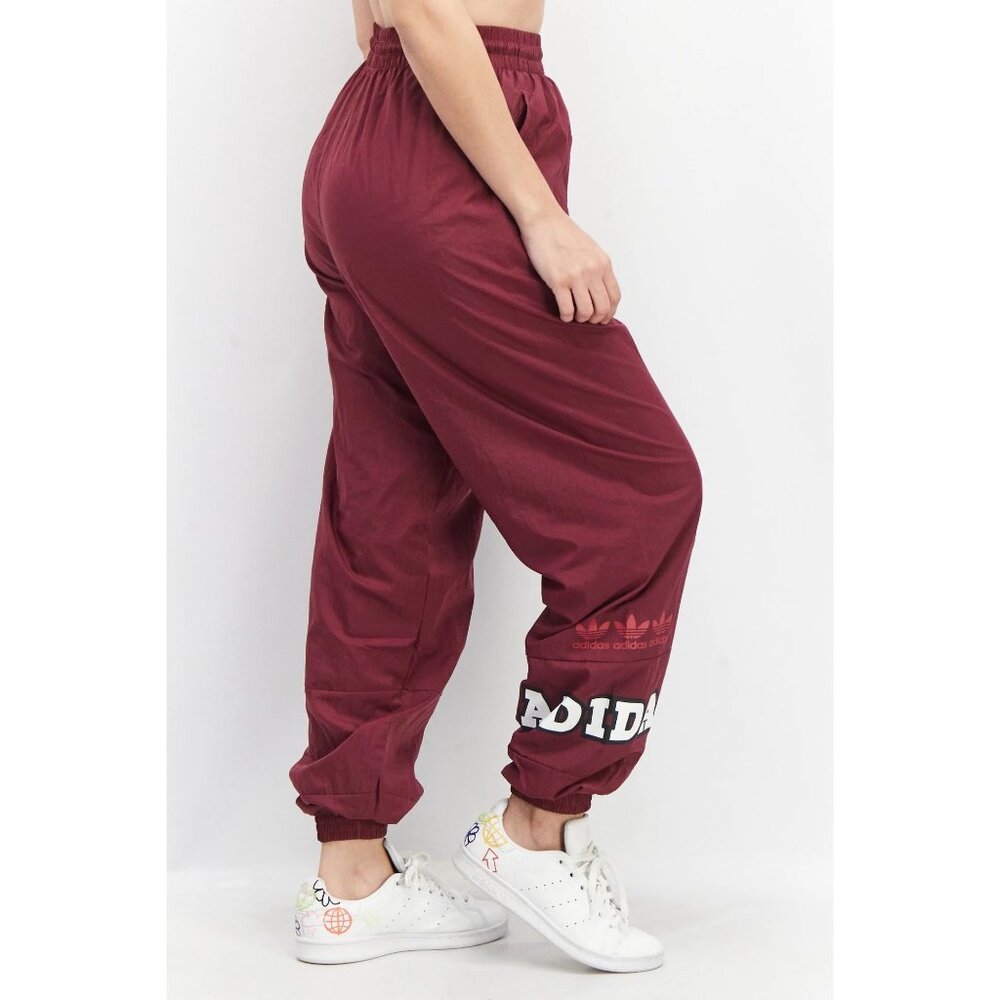 ADIDAS ORIGINALS Jogger Pants XL Logo Play Track Pants Victory Crimson Red Maroo - Picture 12 of 13